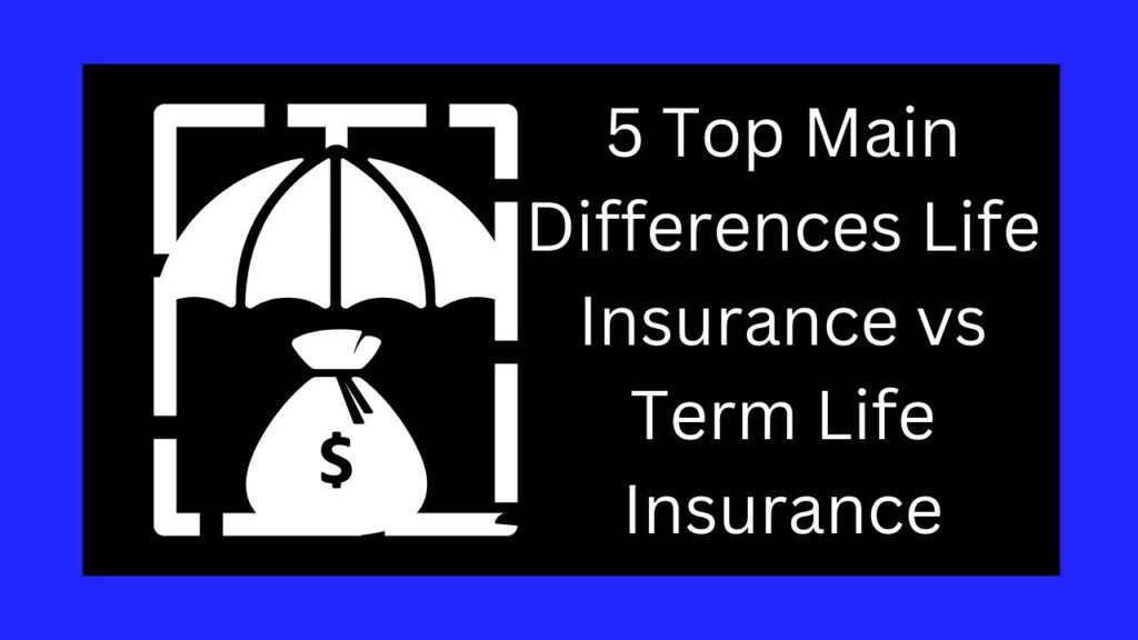 5 Top Main Differences Life Insurance vs Term Life Insurance