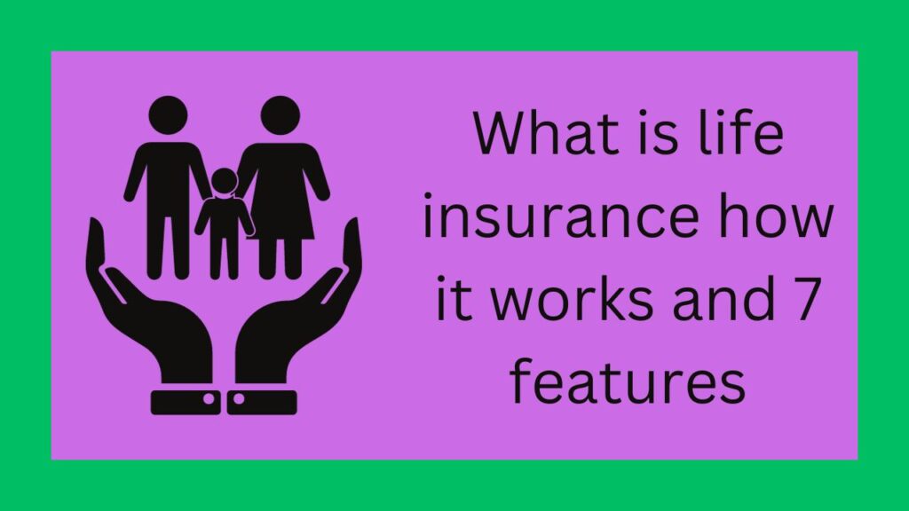 What is life insurance how it works and 7 features