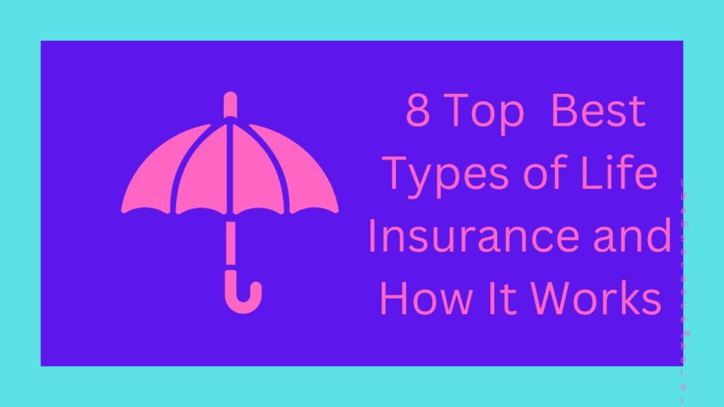 8 Top Best Types of Life Insurance and How It Works